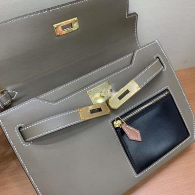wholesale quality hermes kelly depeches colormatic swift etoupe noir